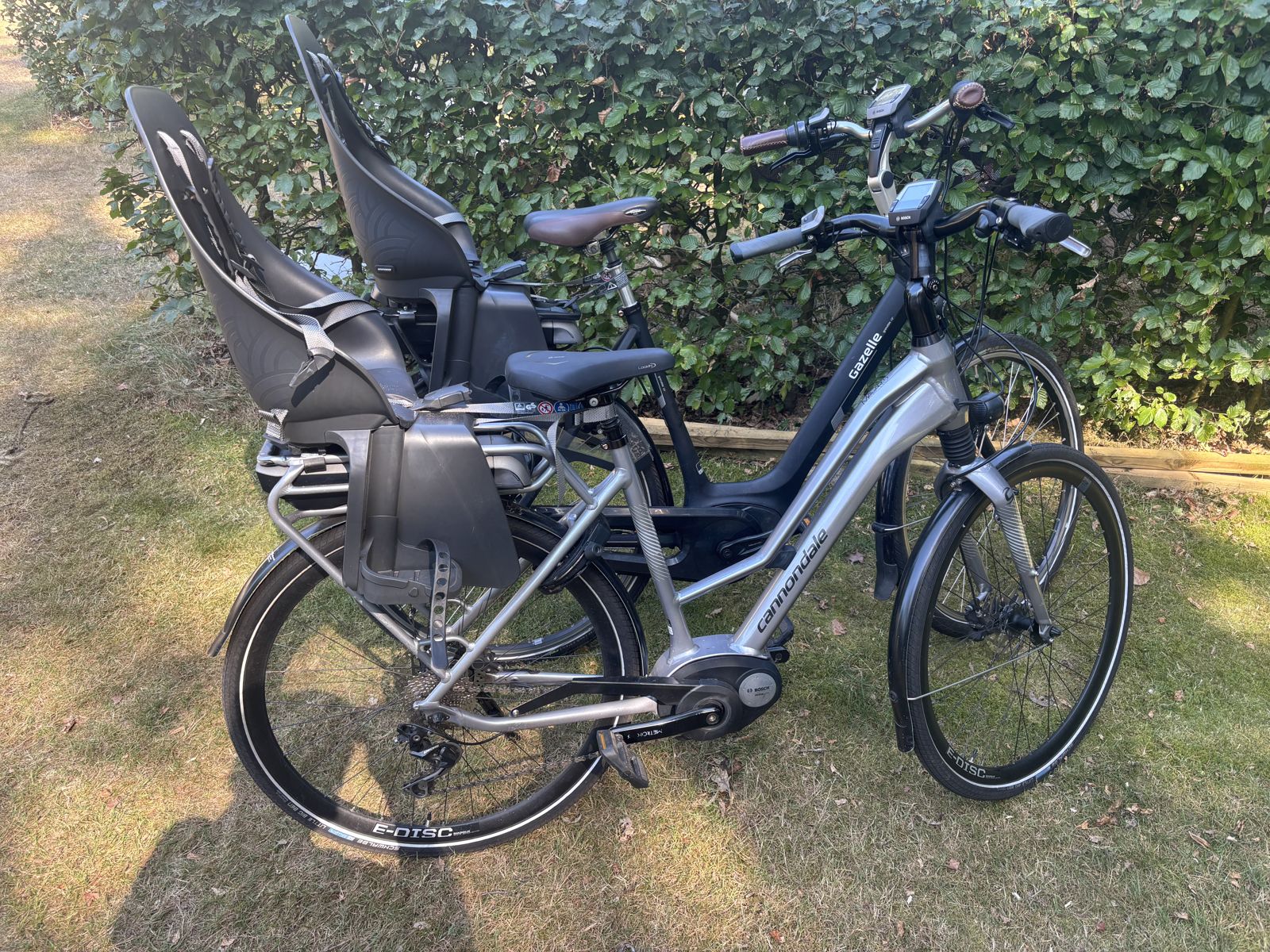 De twee elektrische fietsen